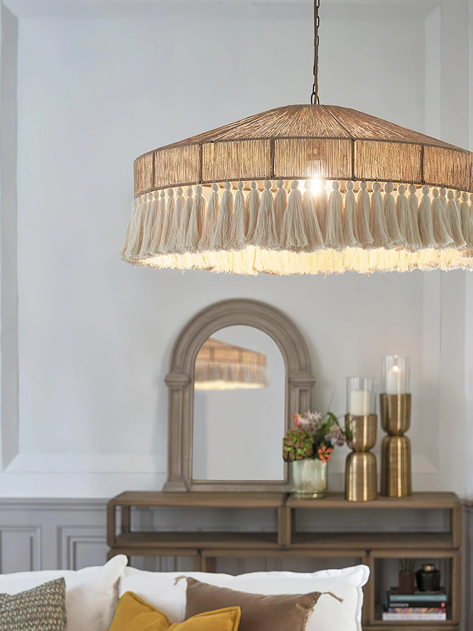 Vorenth Hemp Rope Pendant Light - Image 20