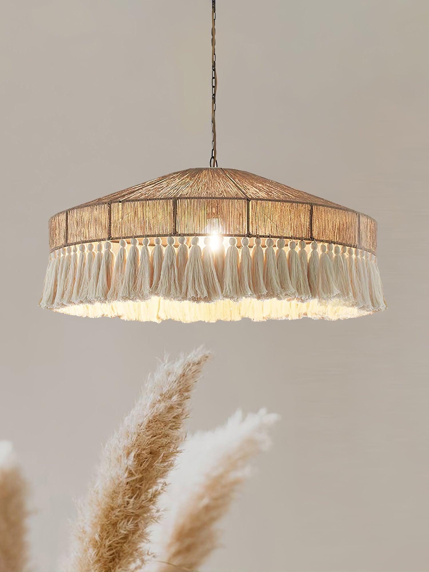 Vorenth Hemp Rope Pendant Light - Image 23