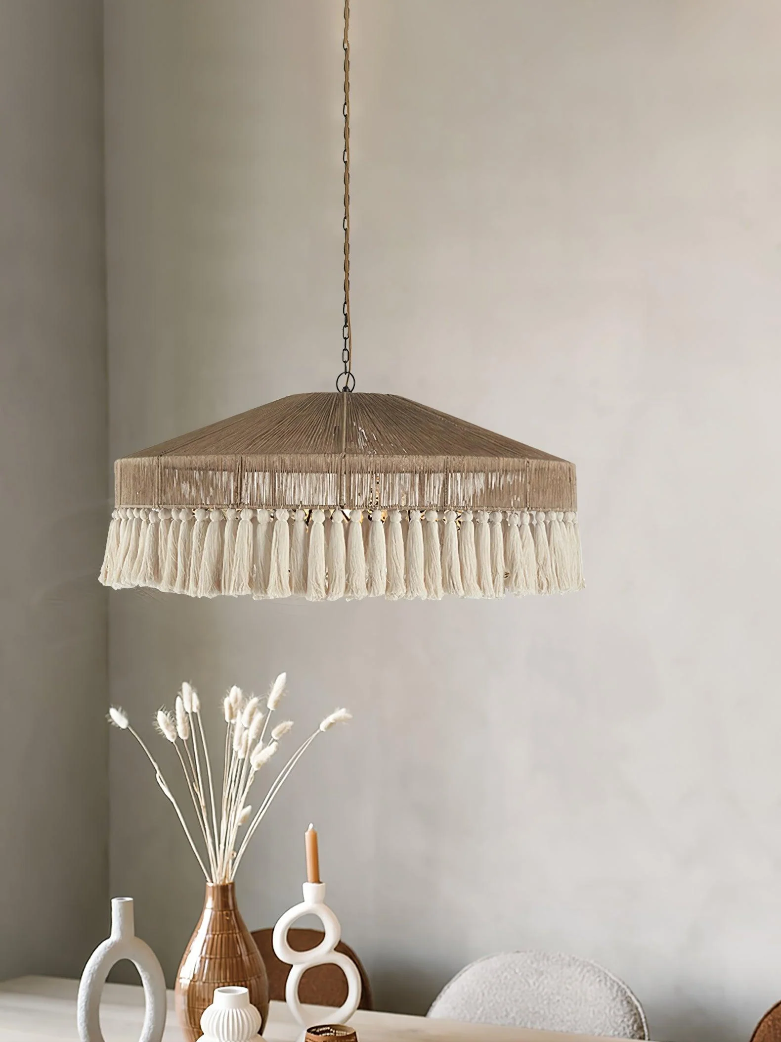 Vorenth Hemp Rope Pendant Light - Image 24