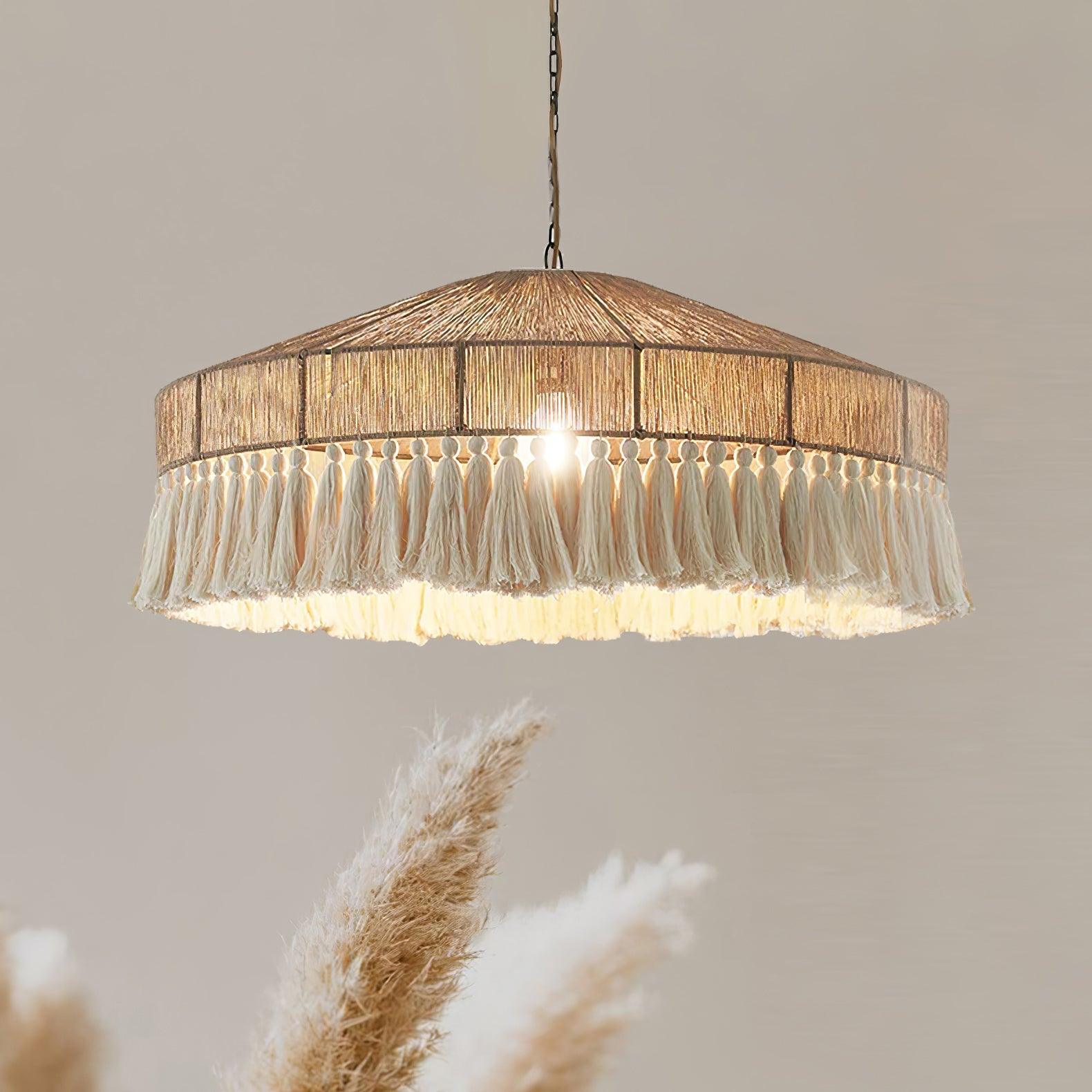 Vorenth Hemp Rope Pendant Light - Image 4