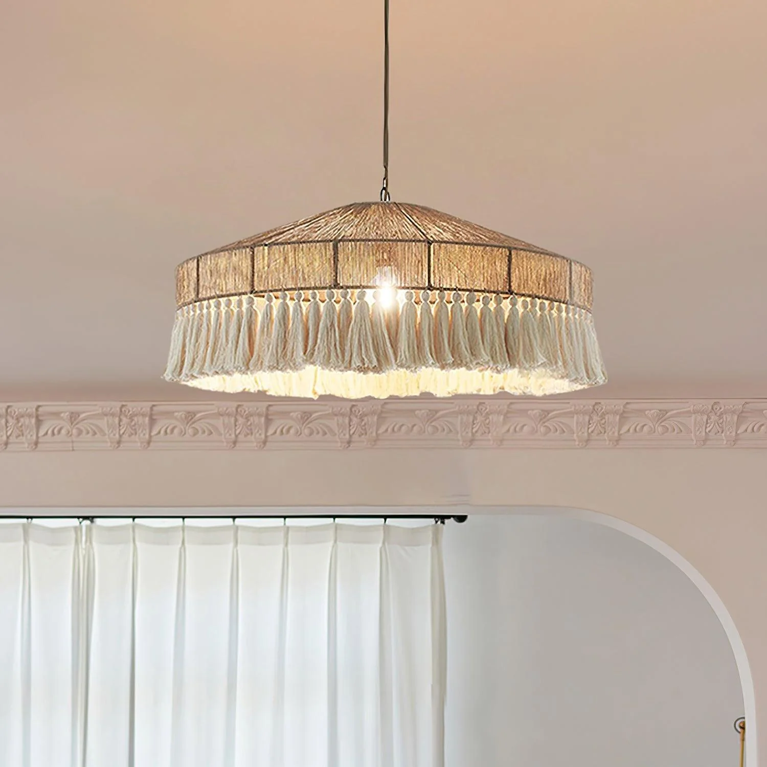Vorenth Hemp Rope Pendant Light - Image 5