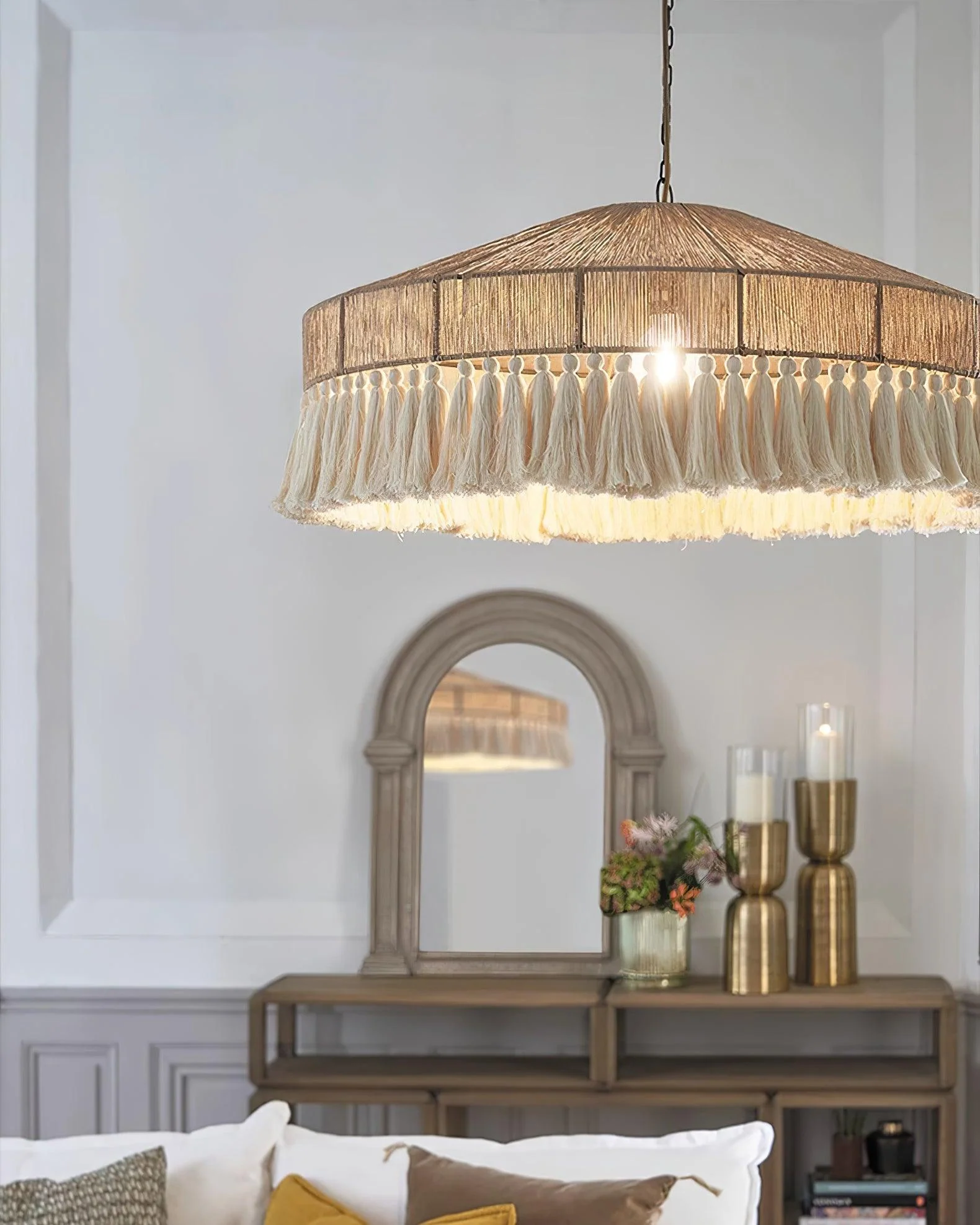 Vorenth Hemp Rope Pendant Light - Image 6