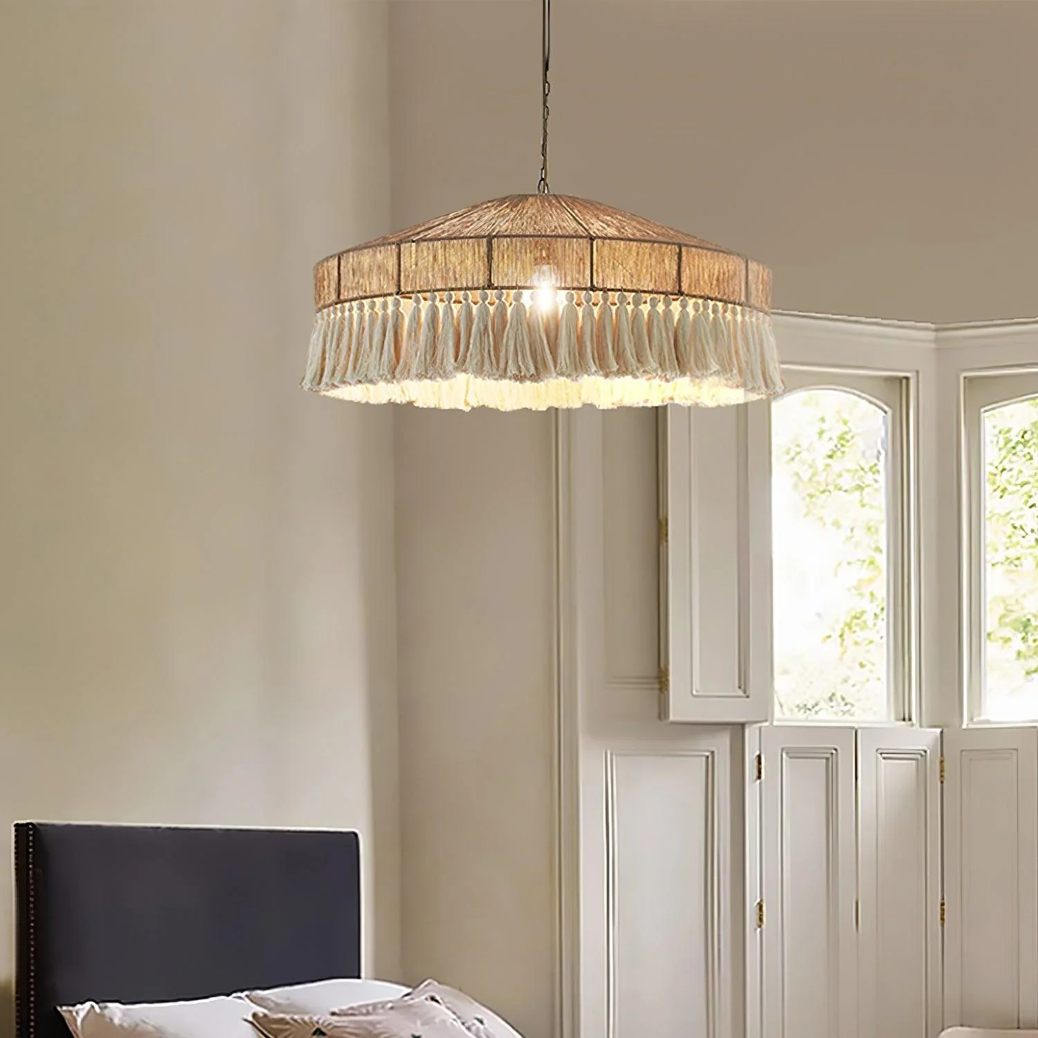 Vorenth Hemp Rope Pendant Light - Image 9