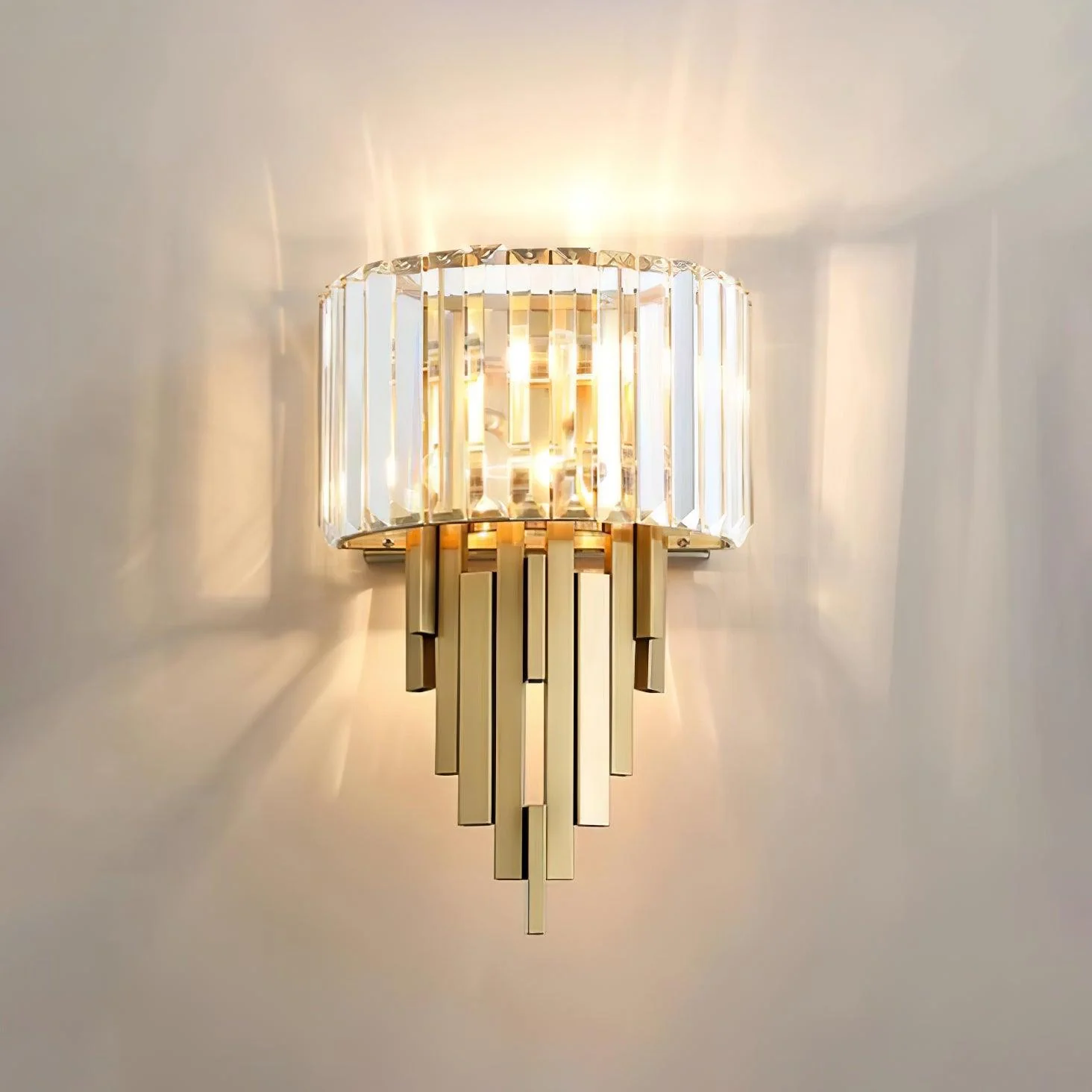 Voveliel Postmodern Luxury Crystal Glass Wall Lamp - Image 26