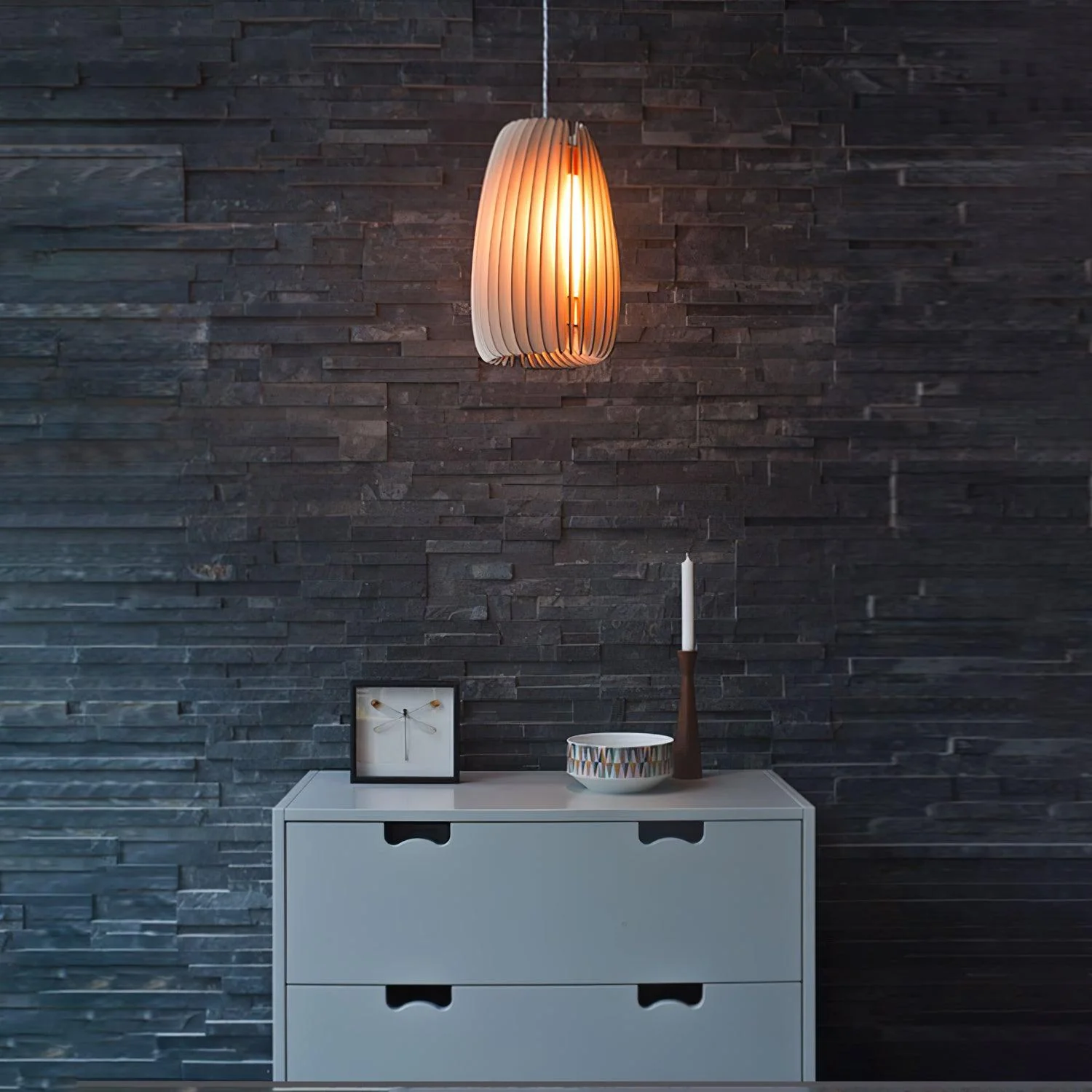Vovene Elegance Unique Orb Wooden Pendant Lamp - Image 14