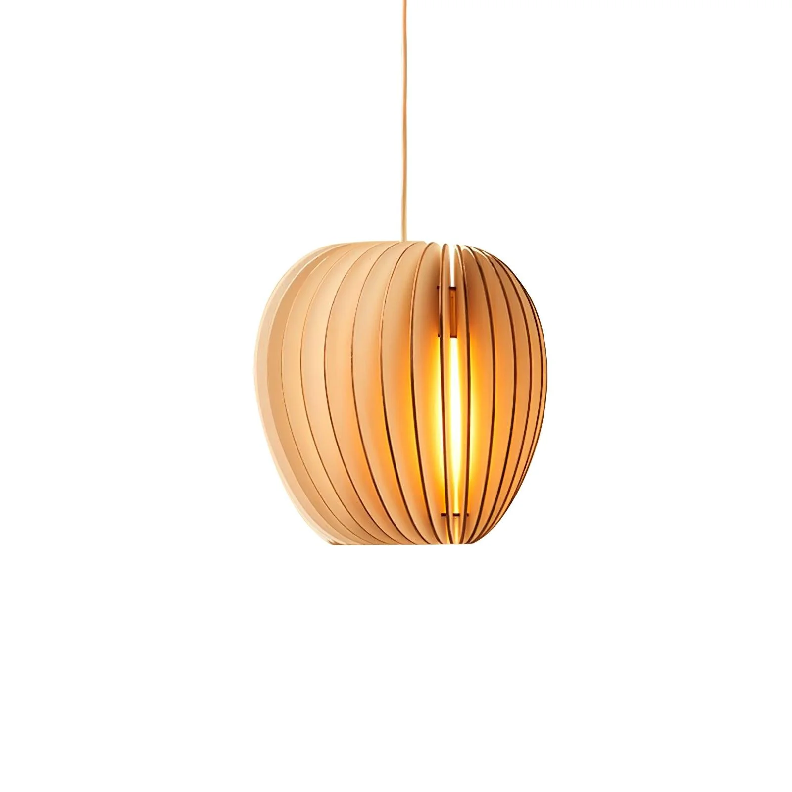 Vovene Elegance Unique Orb Wooden Pendant Lamp - Image 5
