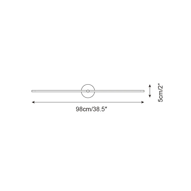 Wall Lamp Minimalist Linear Rod Double End Accent Modern Style - Image 18