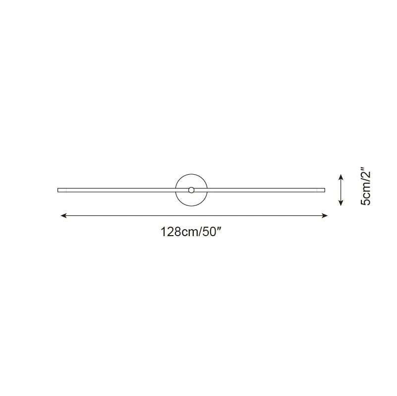 Wall Lamp Minimalist Linear Rod Double End Accent Modern Style - Image 19