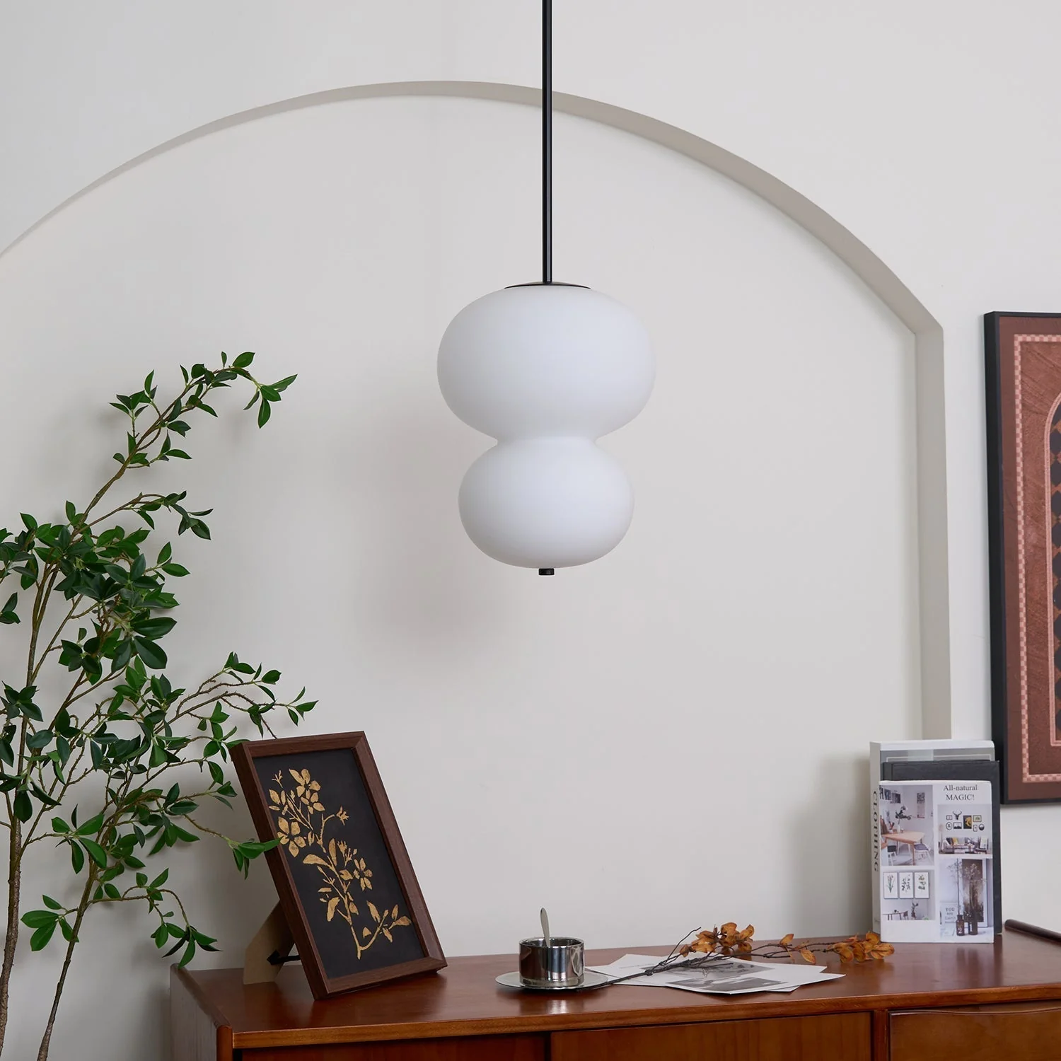 Warren Minimalist Glass Pendant Light - Image 15