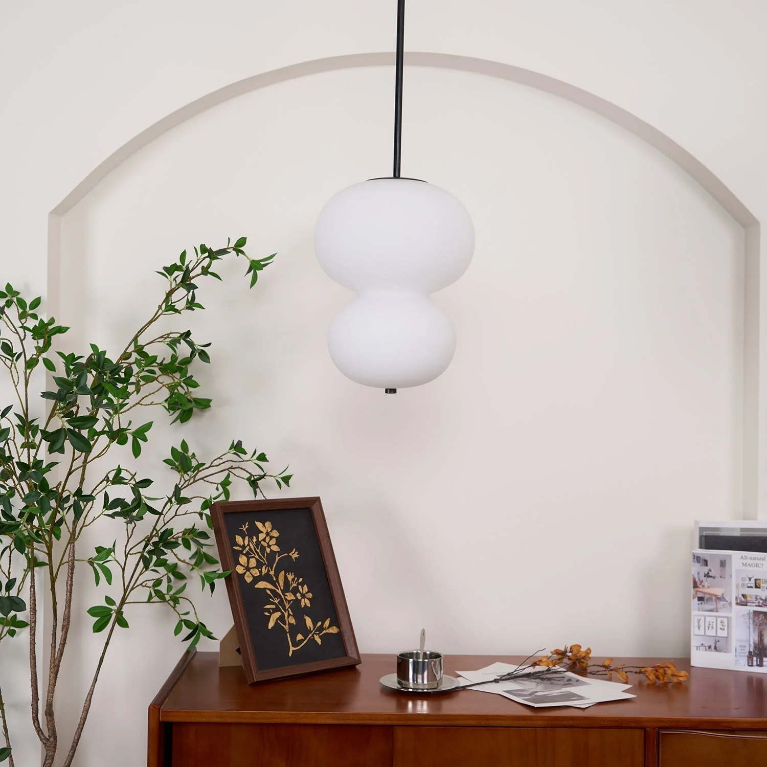 Warren Minimalist Glass Pendant Light - Image 18