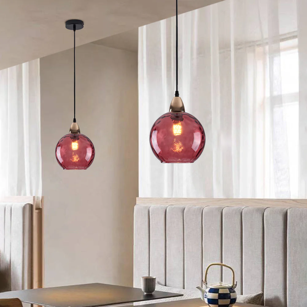 Water Ripple Glass Pendant Lights - Image 13