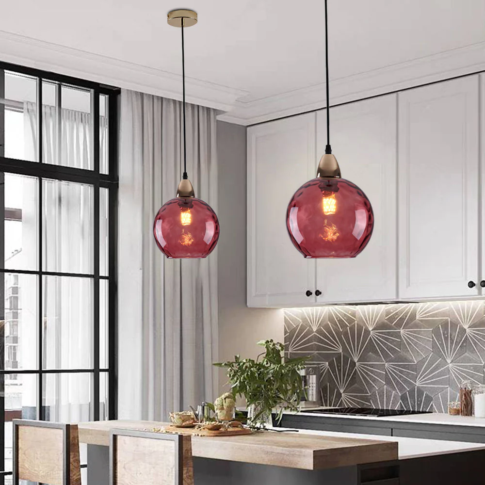 Water Ripple Glass Pendant Lights - Image 14