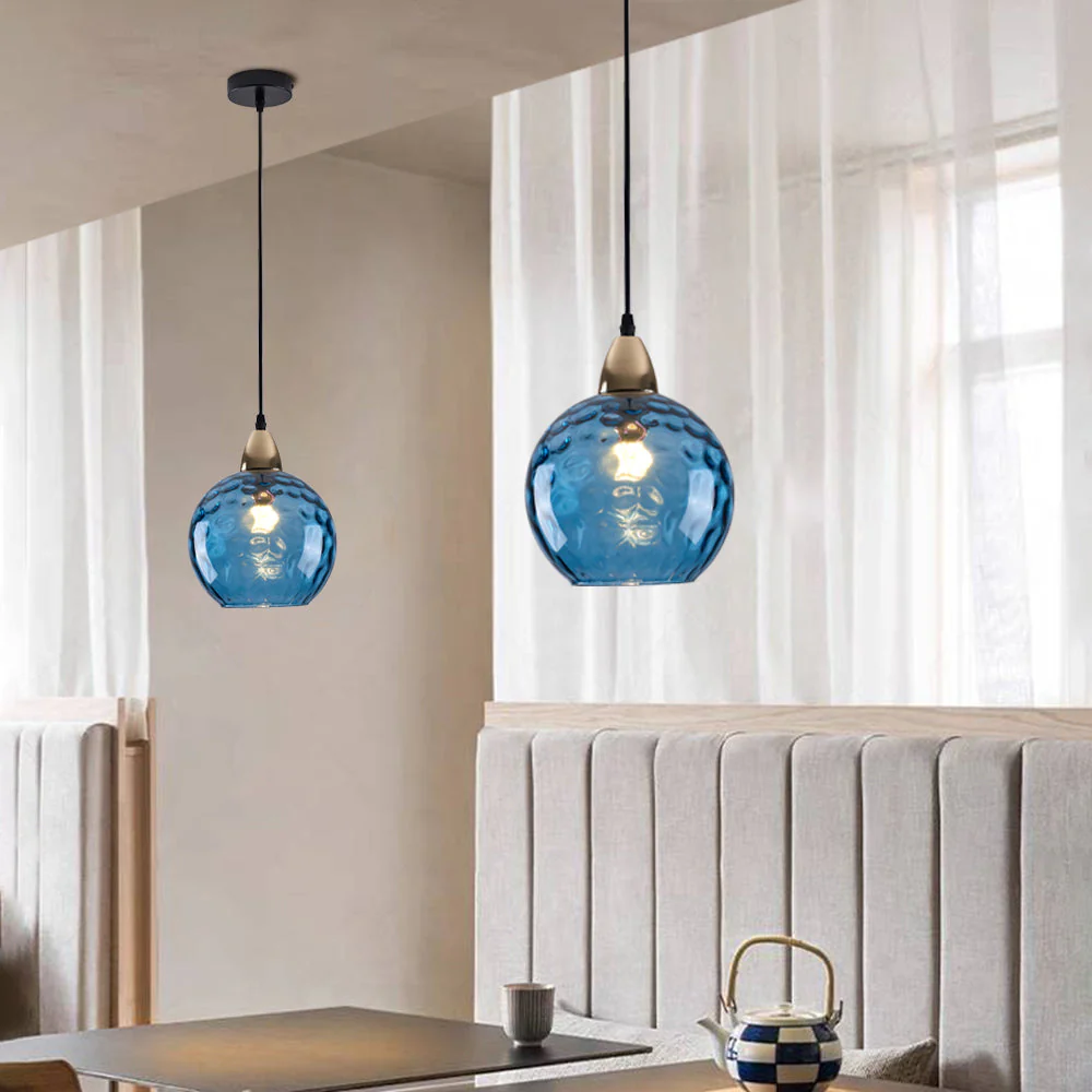 Water Ripple Glass Pendant Lights - Image 17