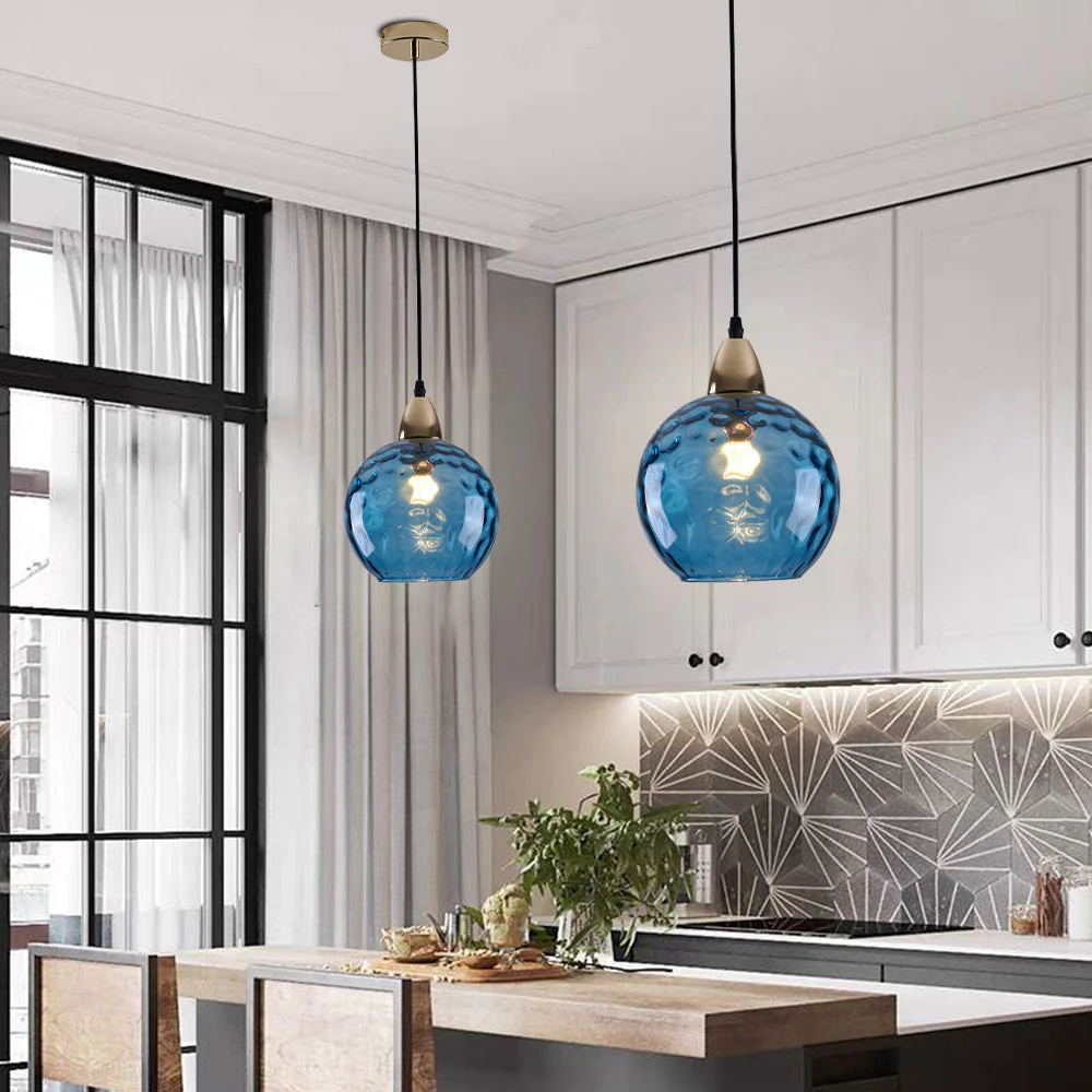 Water Ripple Glass Pendant Lights - Image 18