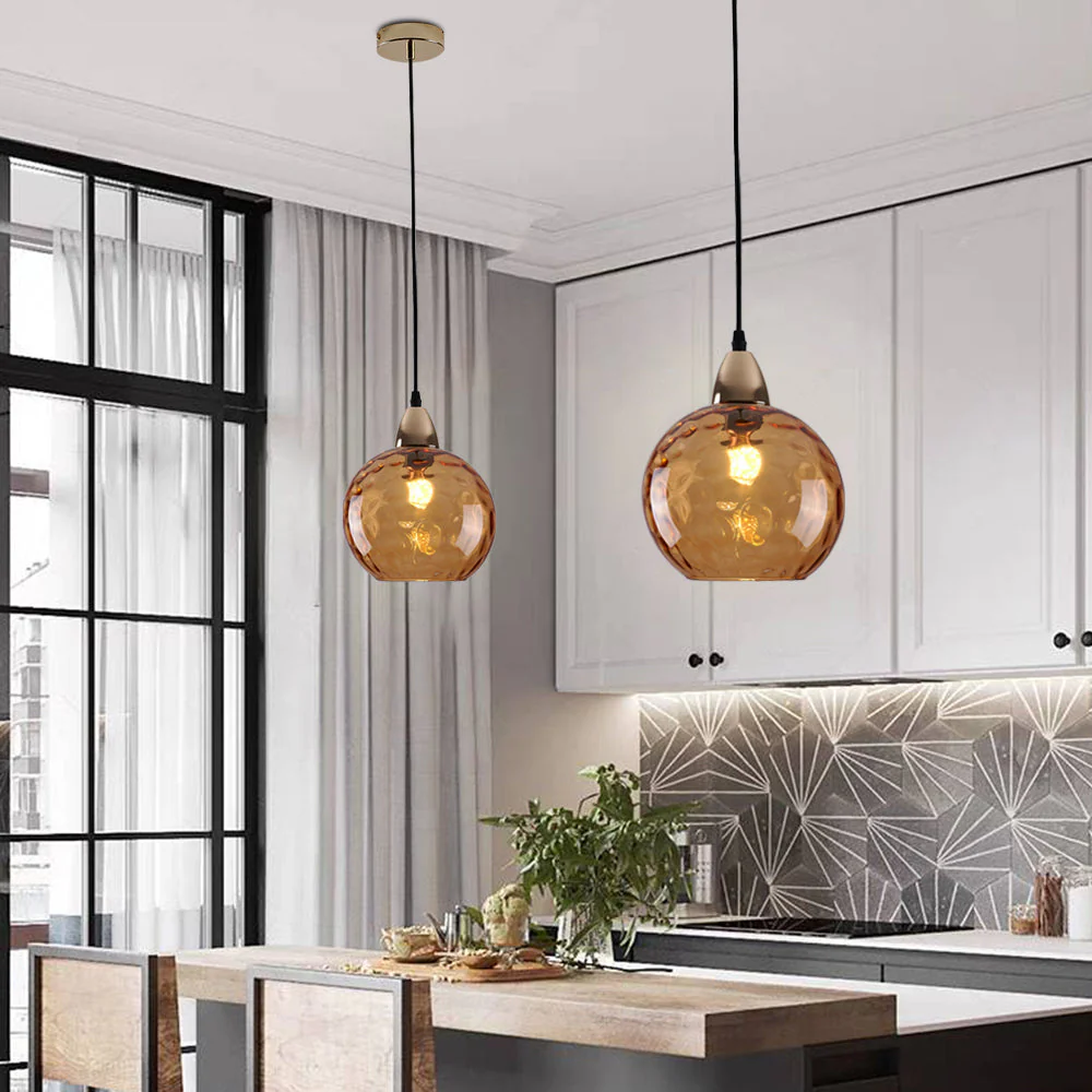 Water Ripple Glass Pendant Lights - Image 20