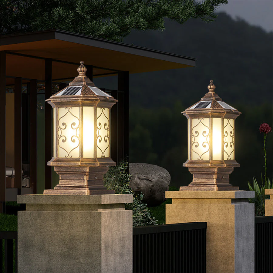 Irvi European-style Outdoor Gate Pillar Lights - Image 6