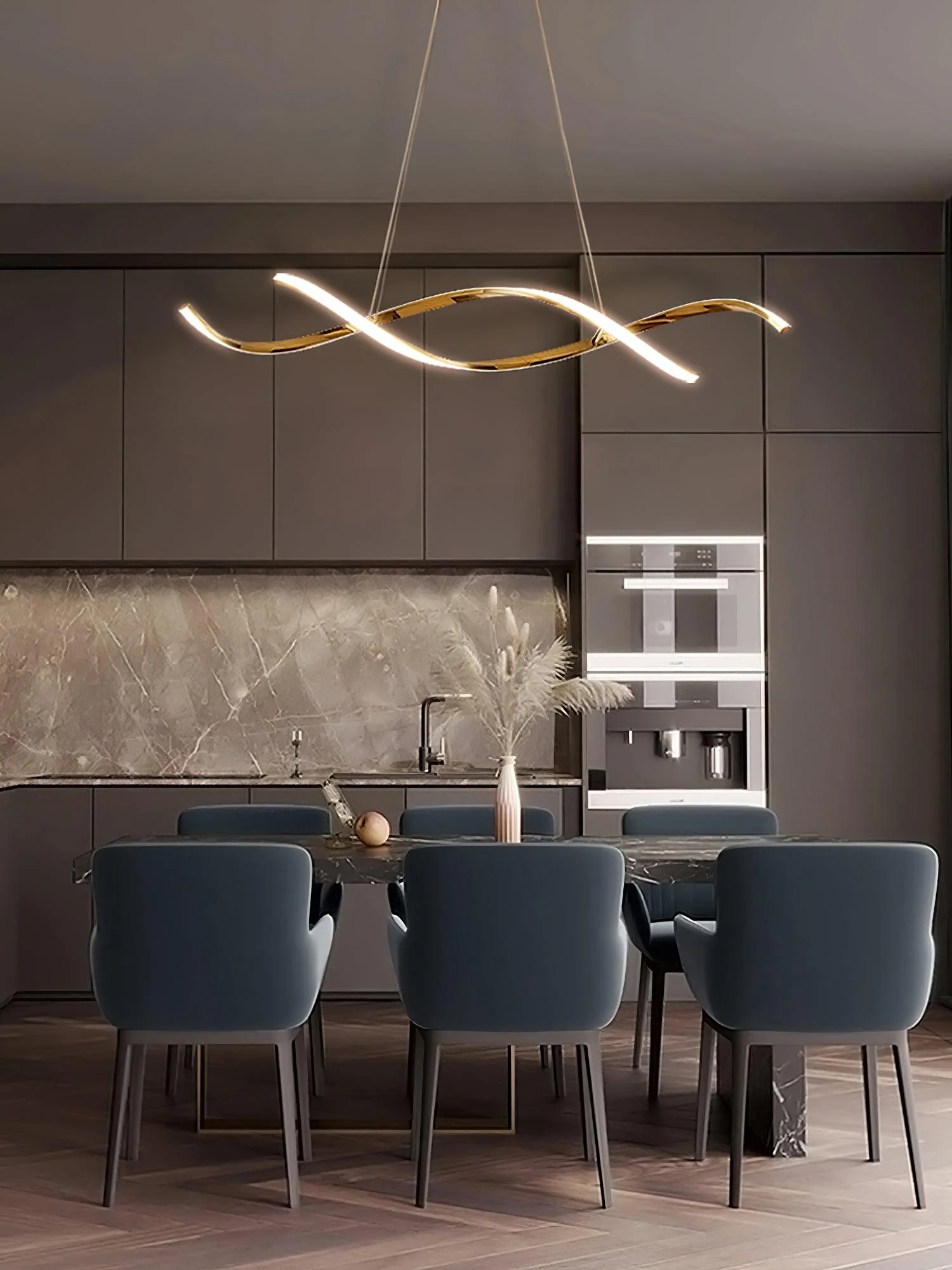 Wavora Gentle Waves Pendant Light - Image 12