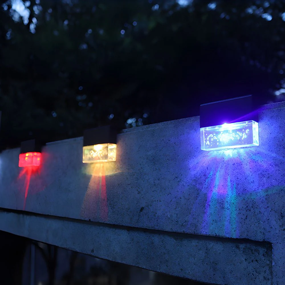 Wayne Solar Sunset Fence Bubbles Deck Outdoor Light - Image 5