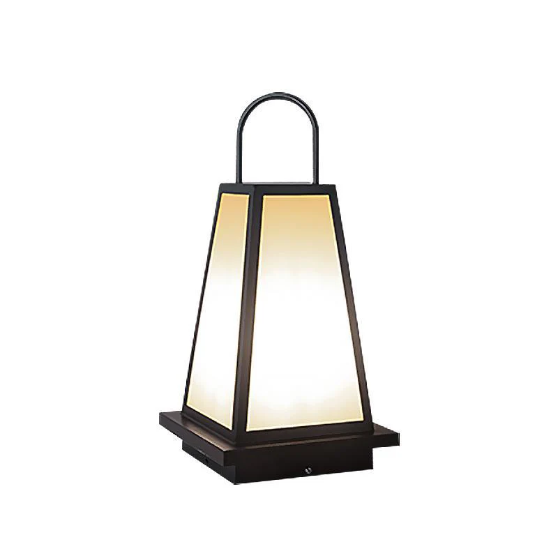 Weary LED Retro Black Outdoor Light Lanterns - Image 5