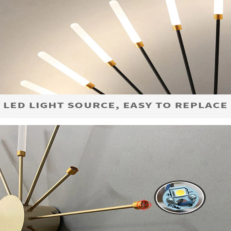 Wesley Modern Home Decoration Fireworks LED Ceiling Light - Image 10