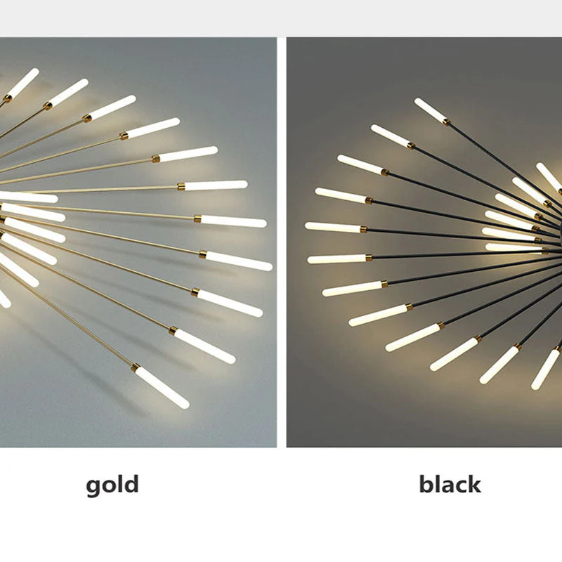 Wesley Modern Home Decoration Fireworks LED Ceiling Light - Image 11