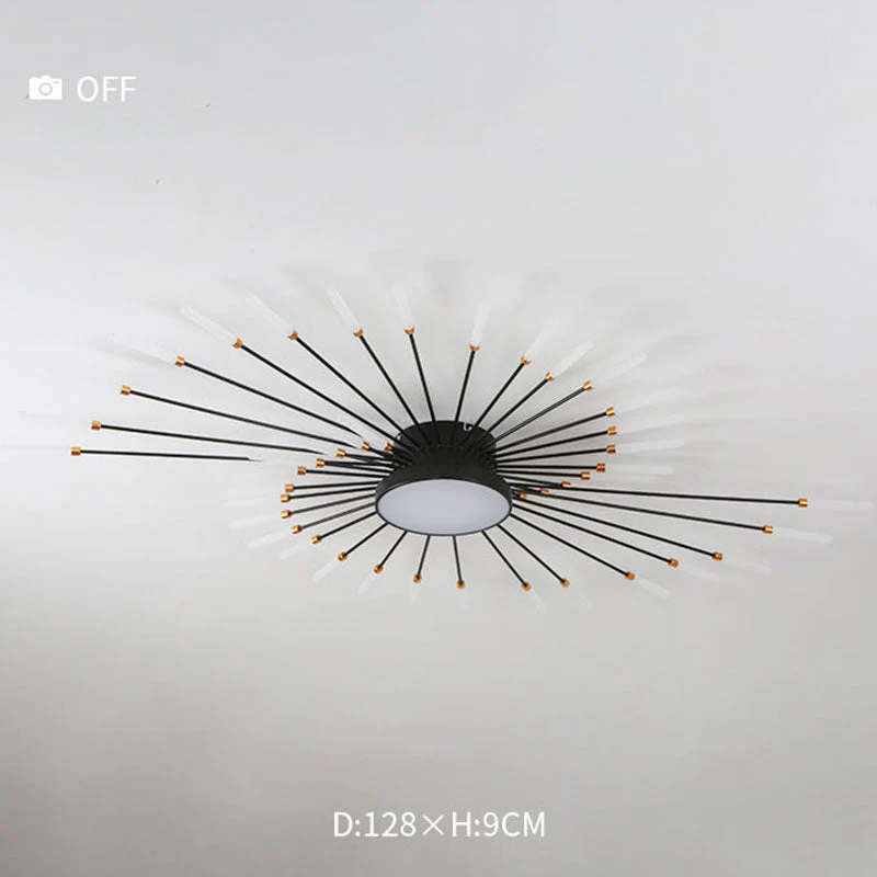 Wesley Modern Home Decoration Fireworks LED Ceiling Light - Image 12