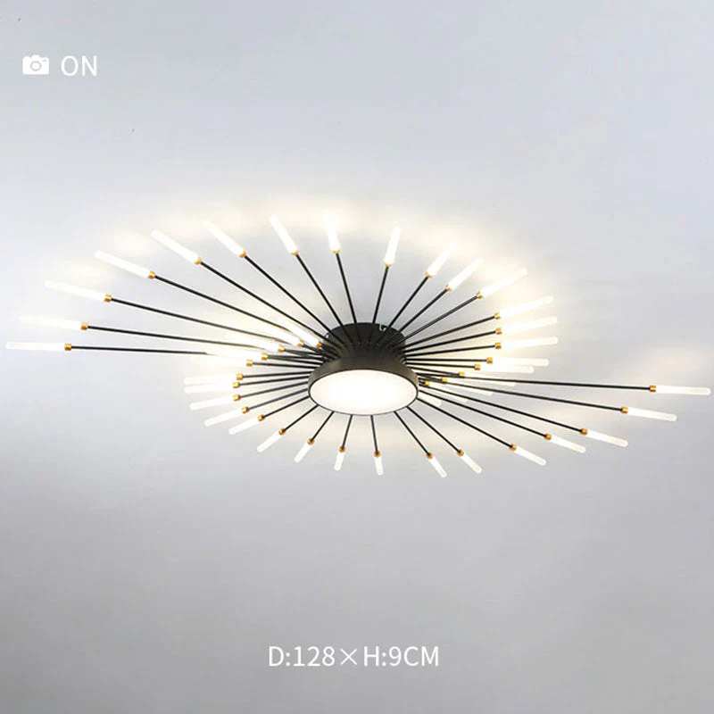 Wesley Modern Home Decoration Fireworks LED Ceiling Light - Image 13