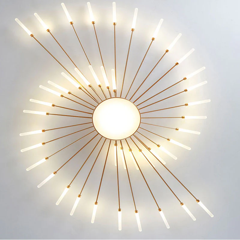 Wesley Modern Home Decoration Fireworks LED Ceiling Light - Image 19