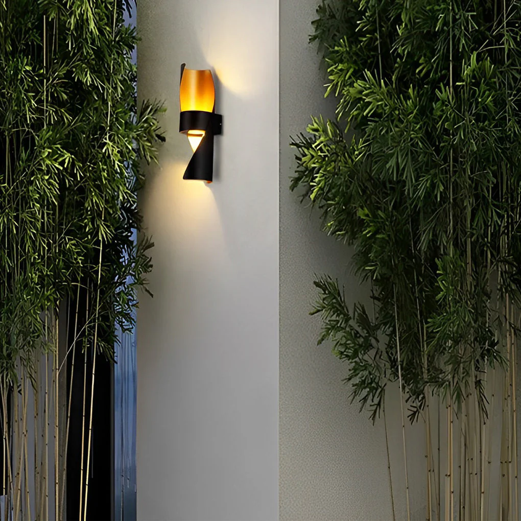 Wever Spiral Outdoor Wall Mounted Light - Image 4