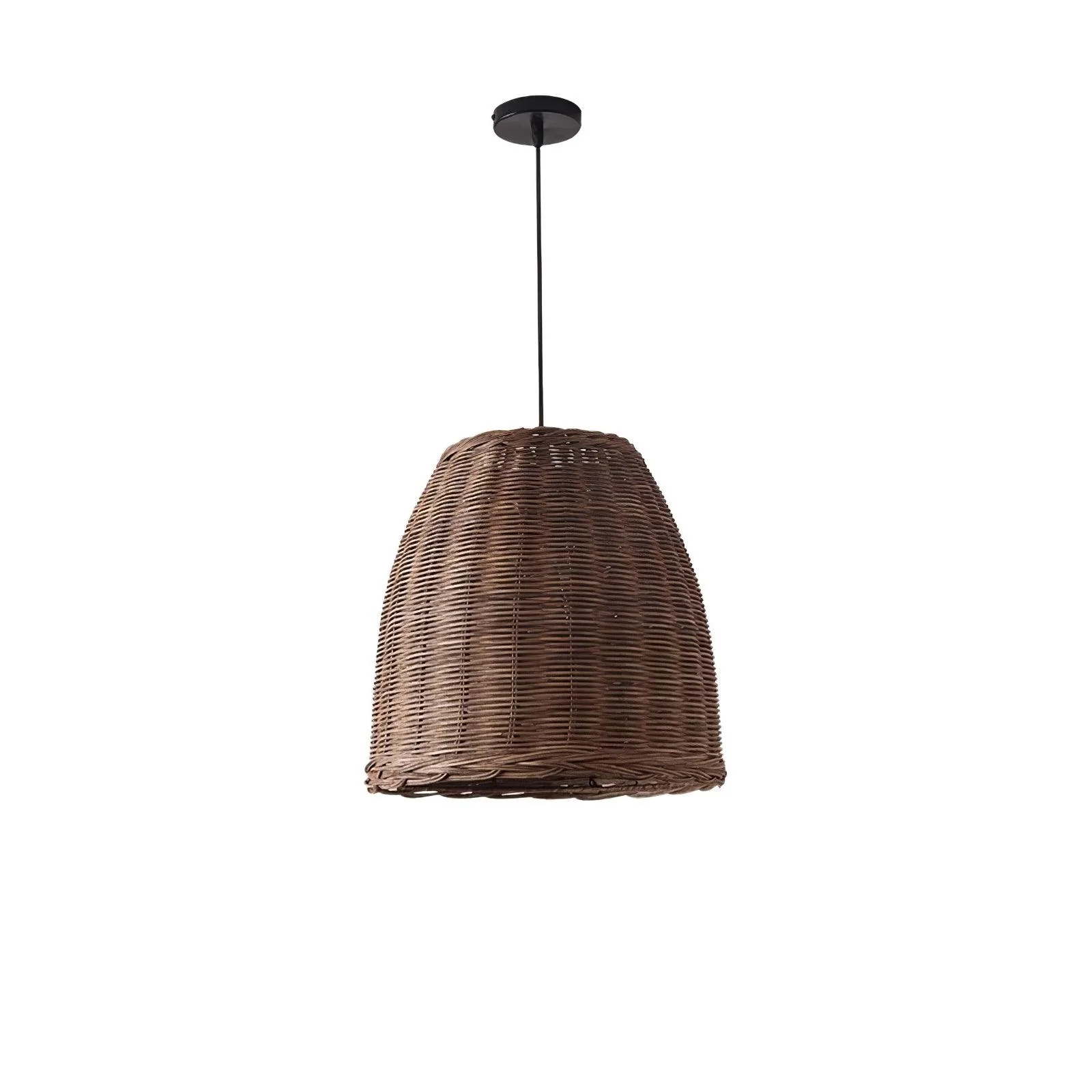 Wickora Vintage Wicker Pendant Lamp - Image 7
