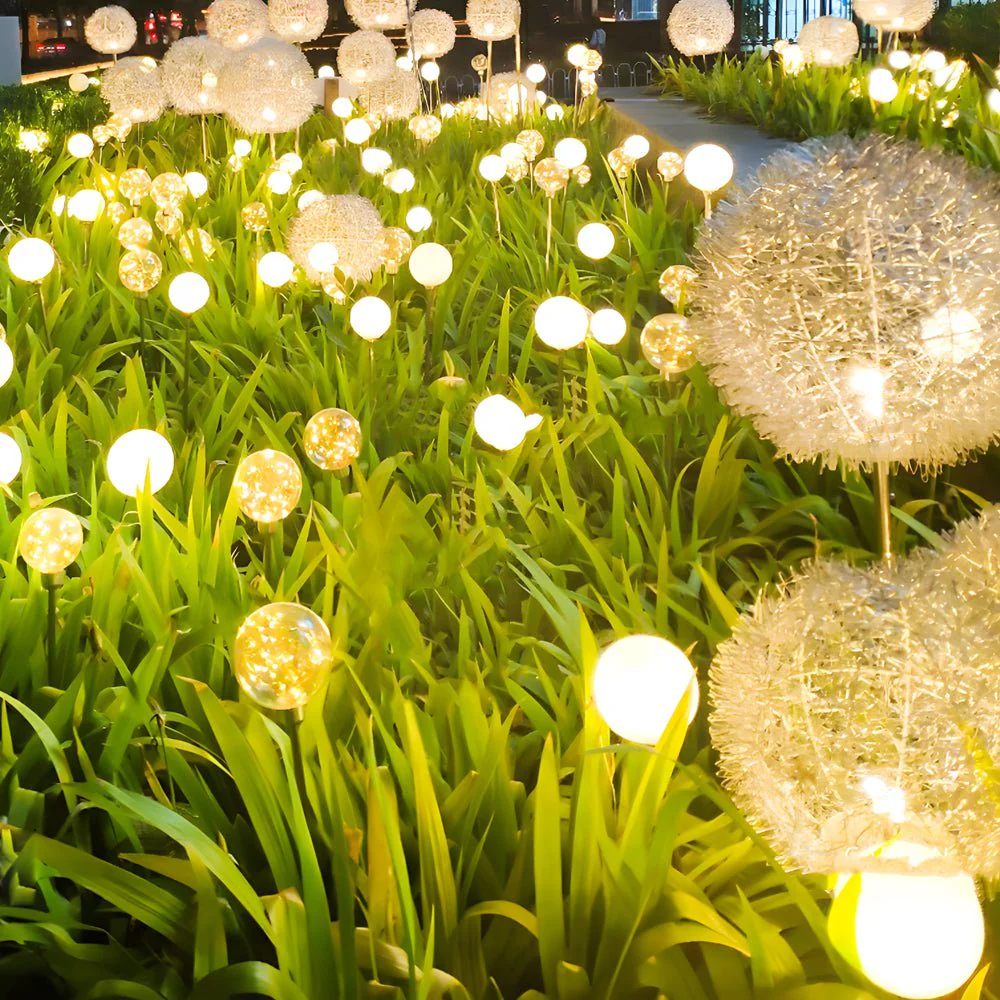 Wid Solar Dandelion LED Outdoor Pathway Light - Image 2
