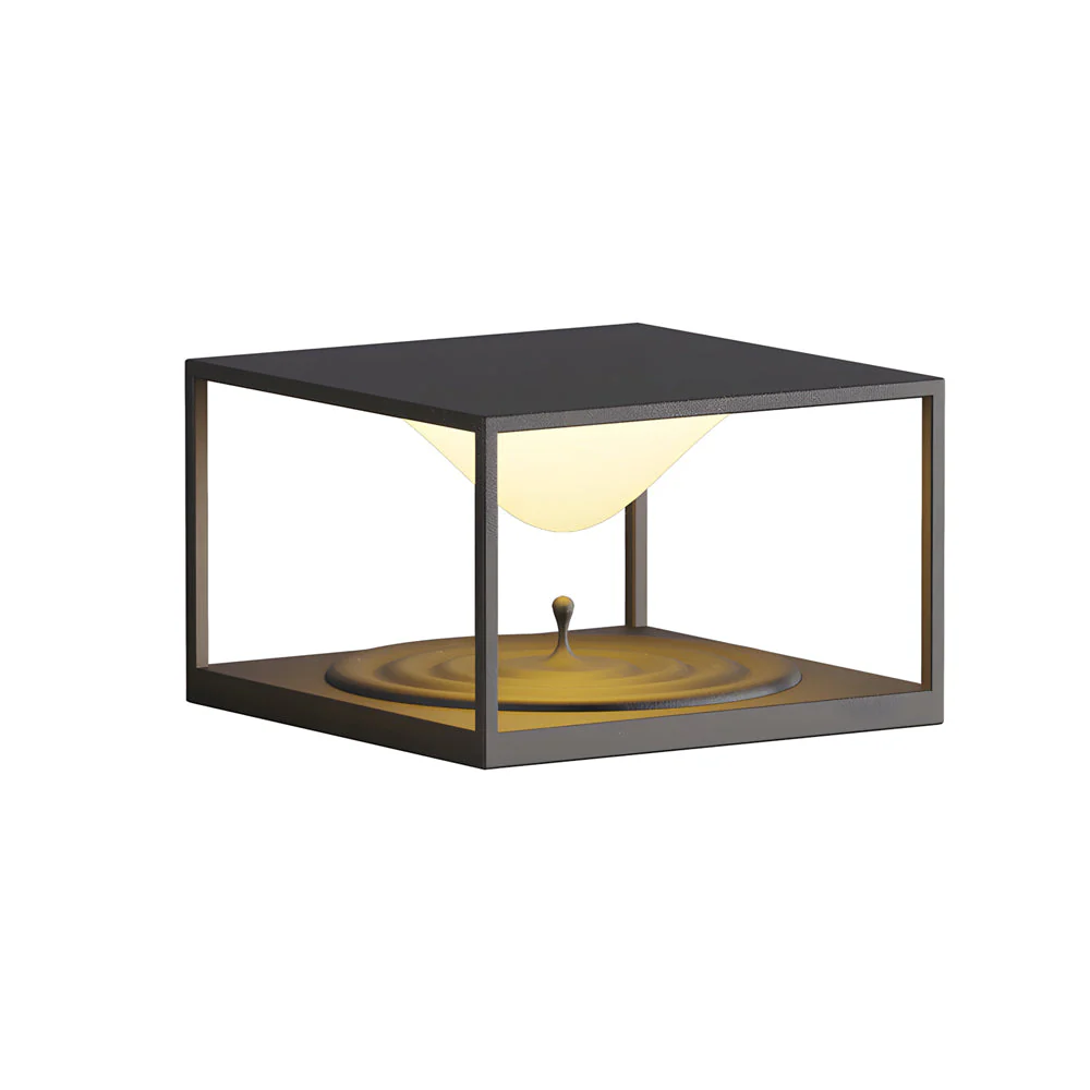 Winston Square Pillar Stainless Steel Outdoor Post Light - Image 8