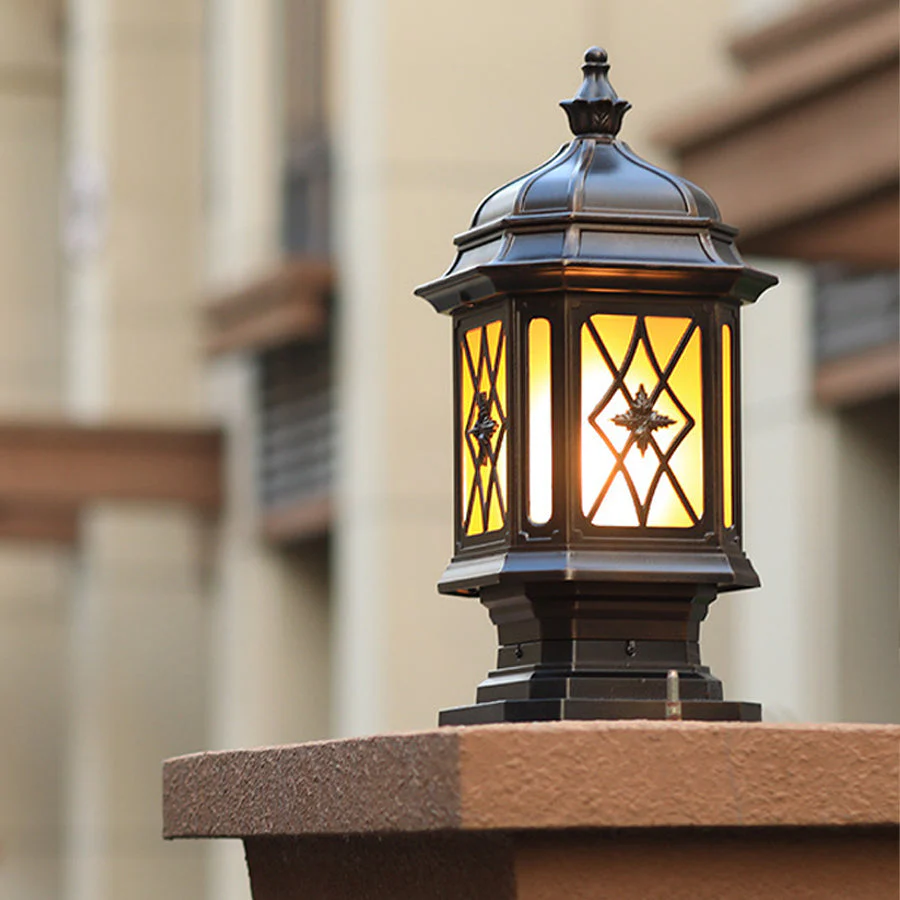 Wise Modern Waterproof Outside Pillar Lights - Image 4