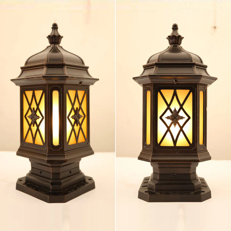 Wise Modern Waterproof Outside Pillar Lights - Image 9