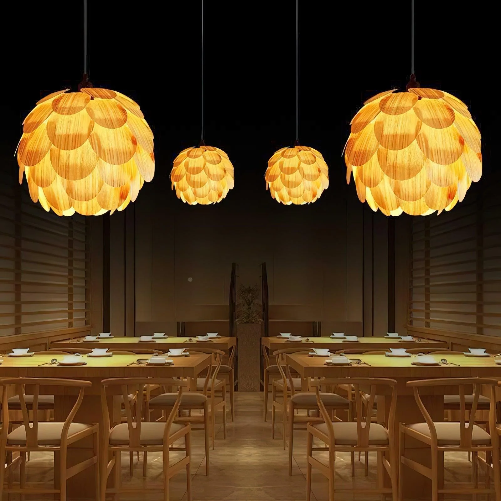 Wlara Modern Wood Pendant Light - Image 23