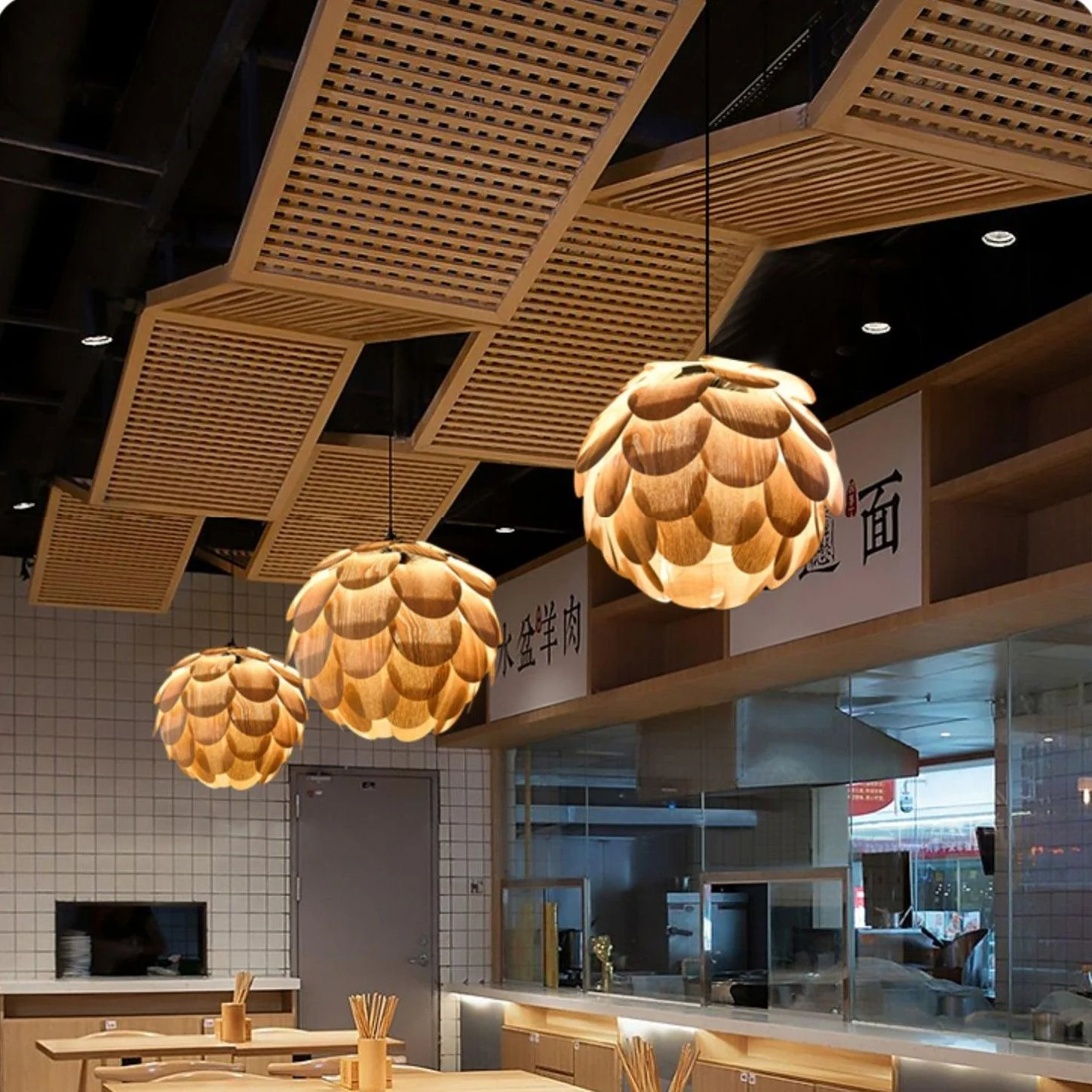 Wlara Modern Wood Pendant Light - Image 32