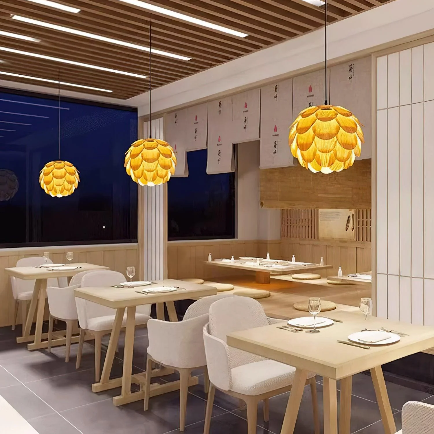 Wlara Modern Wood Pendant Light - Image 39