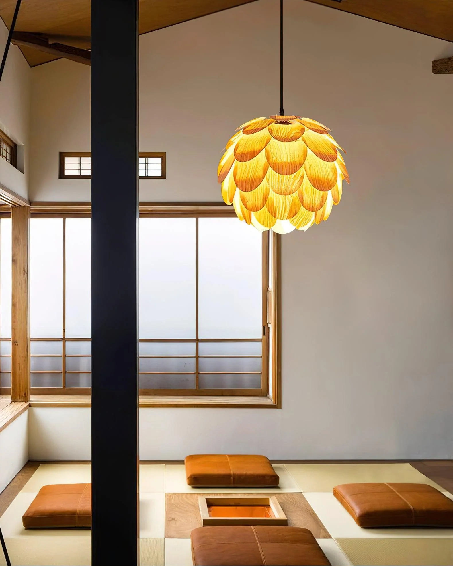 Wlara Modern Wood Pendant Light - Image 6