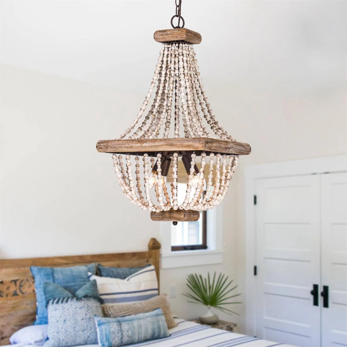 Wood Farmhouse Chandelier - Image 12