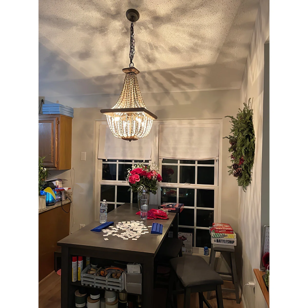 Wood Farmhouse Chandelier - Image 15