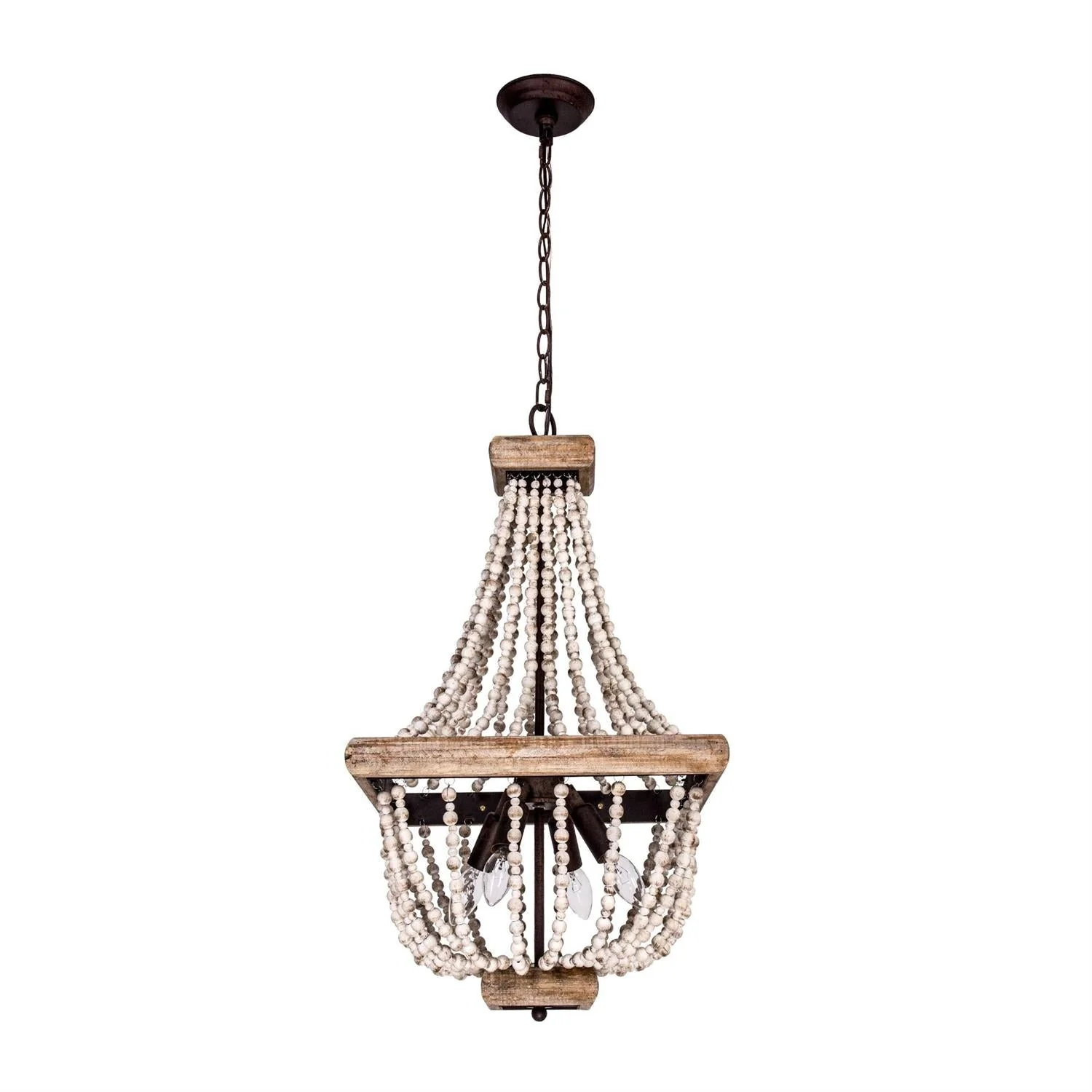 Wood Farmhouse Chandelier - Image 20