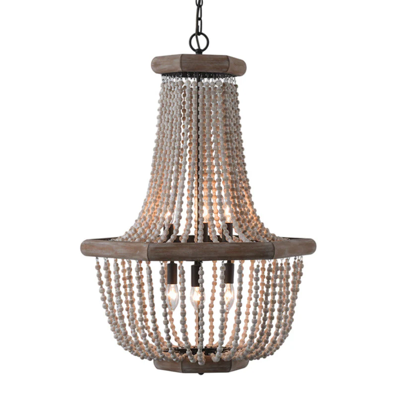 Wood Farmhouse Chandelier - Image 23
