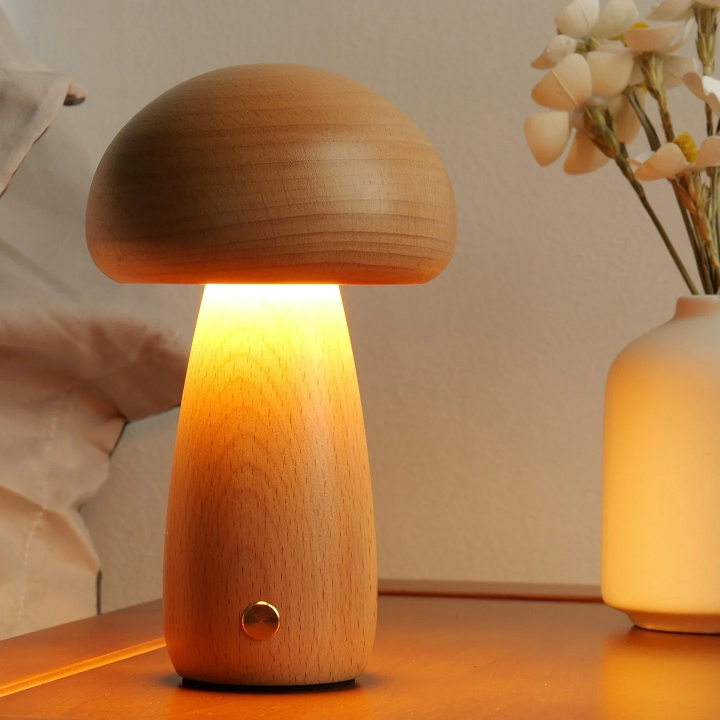 Wooden Rustic Wood Table Lamp - Image 21