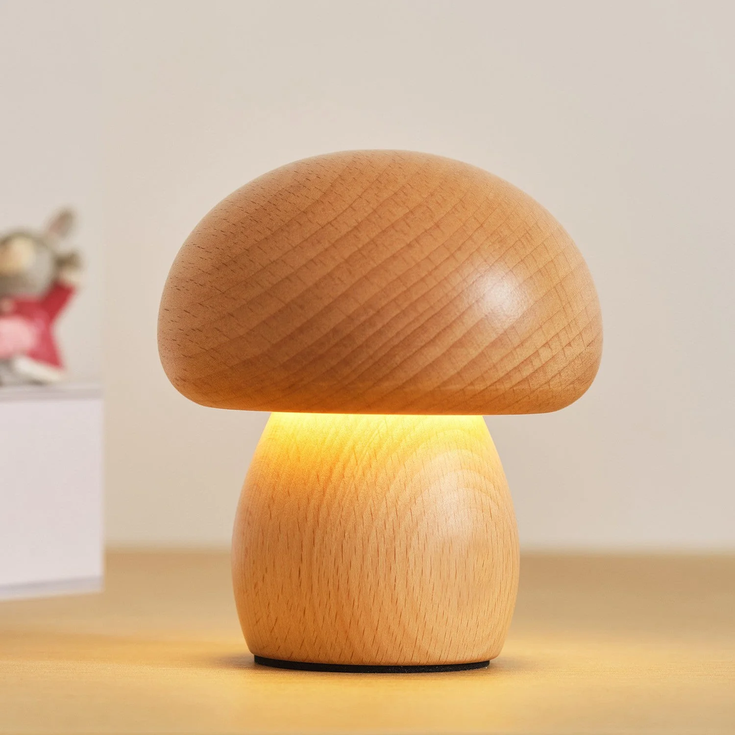 Wooden Rustic Wood Table Lamp - Image 7