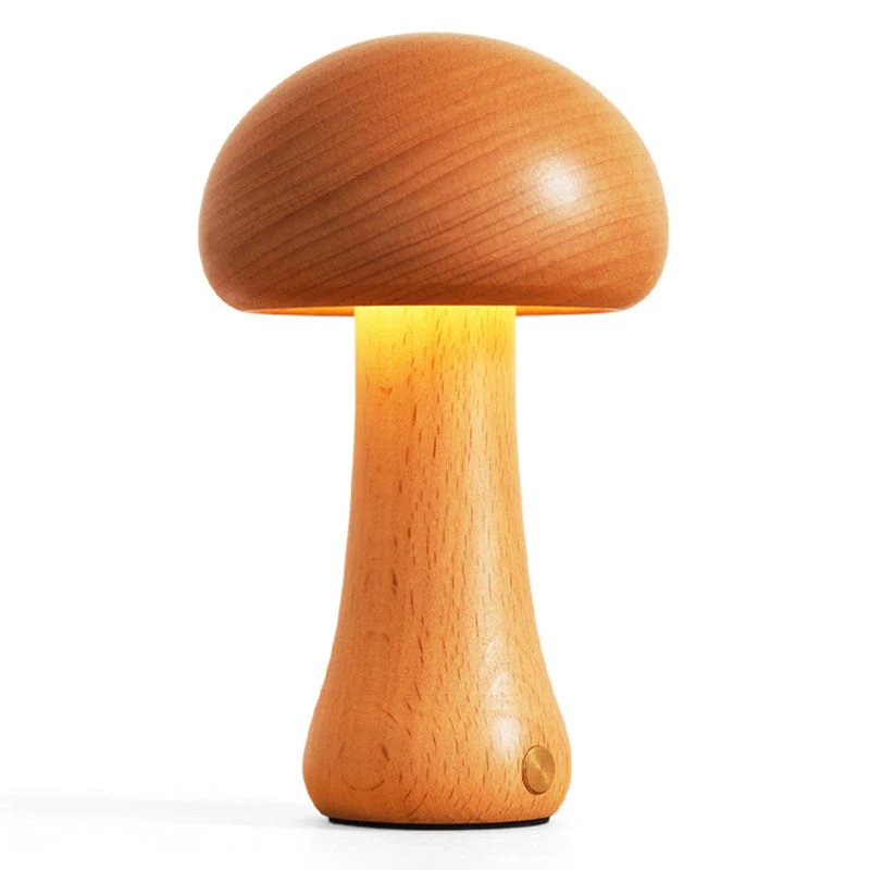 Wooden Rustic Wood Table Lamp - Image 9