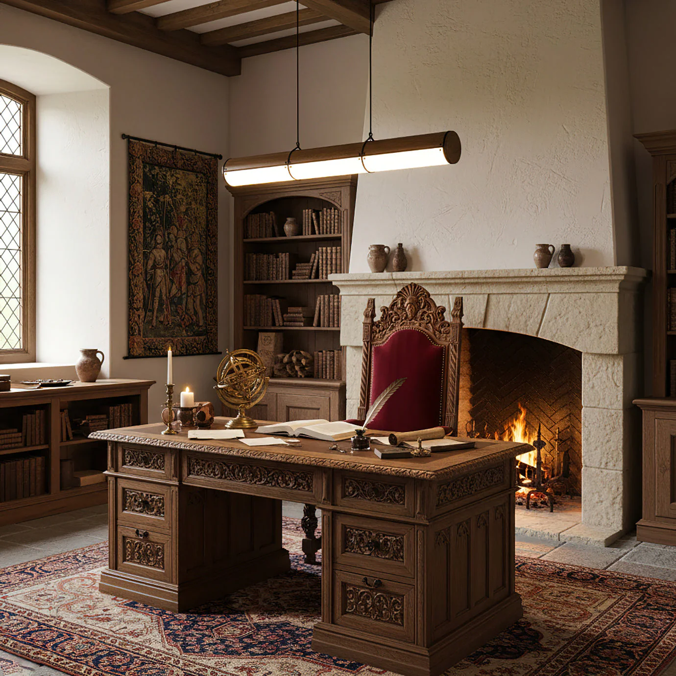 Woody Medieval Pendant Light - Image 5