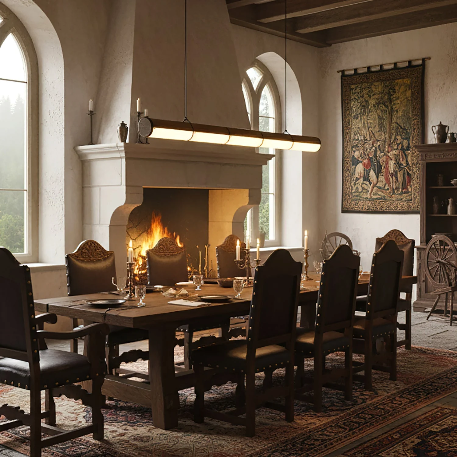 Woody Medieval Pendant Light - Image 9