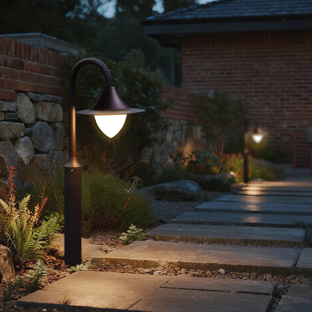 Woody Minimalist Elegance Outdoor Path Light - Image 5