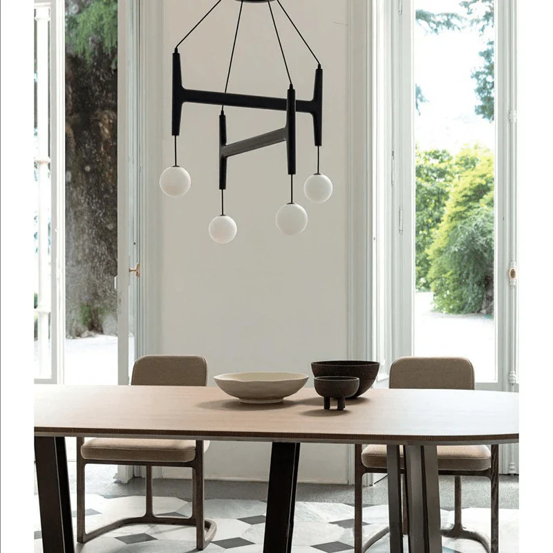 Xylocube Geometric Wood Globe Pendant Light - Image 16