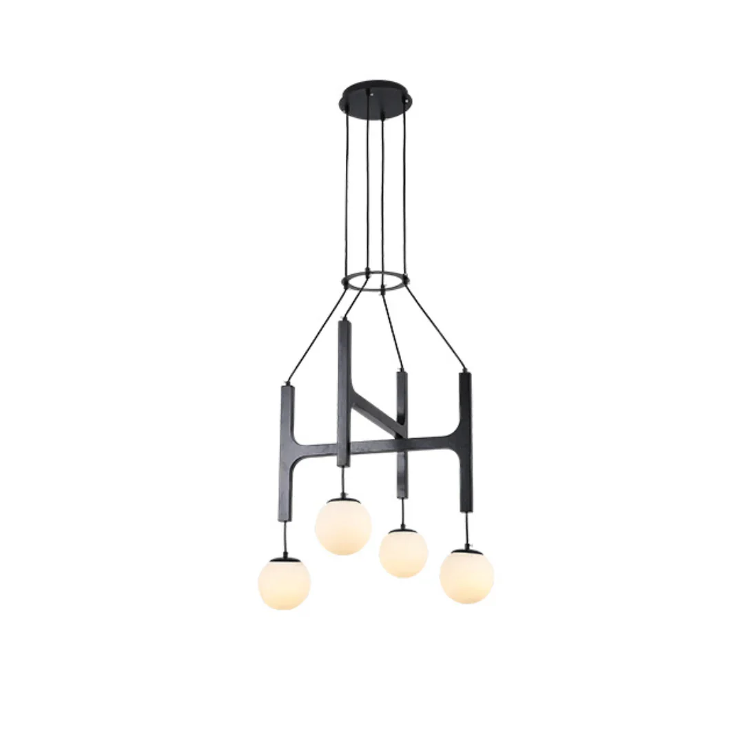 Xylocube Geometric Wood Globe Pendant Light - Image 24